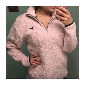 Sherpa PINK sweater.